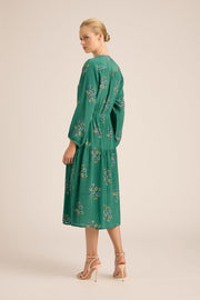 DAISY BOO FALL CUPRO MIDI DRESS